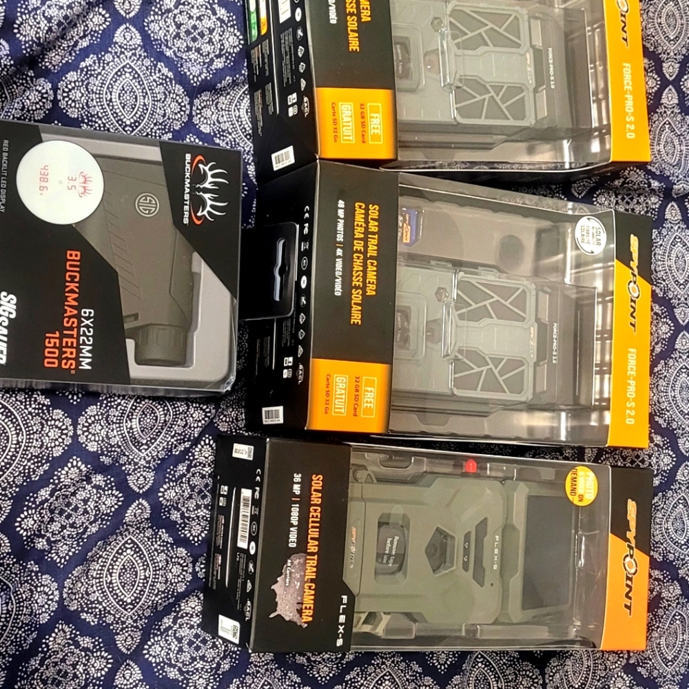 Spy point solar trail cameras